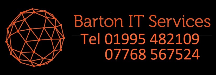Barton IT Services LTD – 01995 482109 – 07768 567524